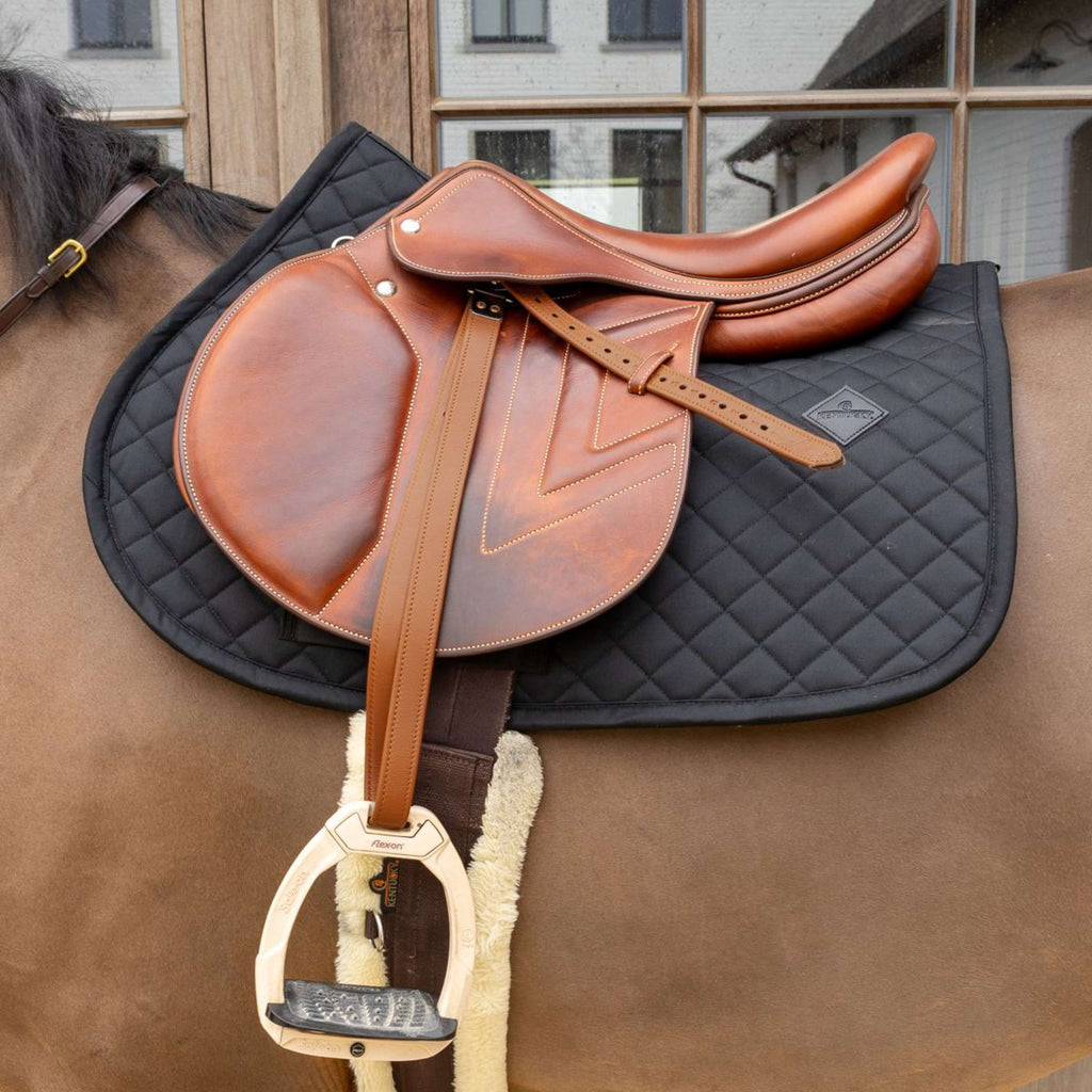 Kentucky Tapis de Selle Skin Friendly Diamond de Saut Noir