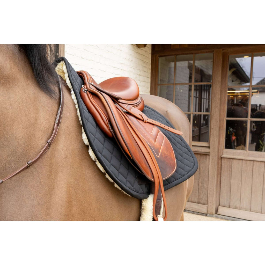 Kentucky Tapis de Selle Skin Friendly Diamond de Saut Noir