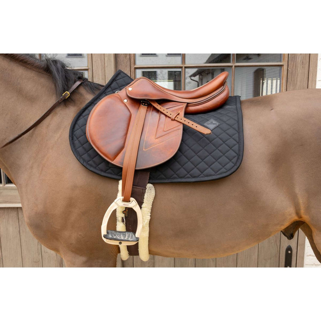 Kentucky Tapis de Selle Skin Friendly Diamond de Saut Noir