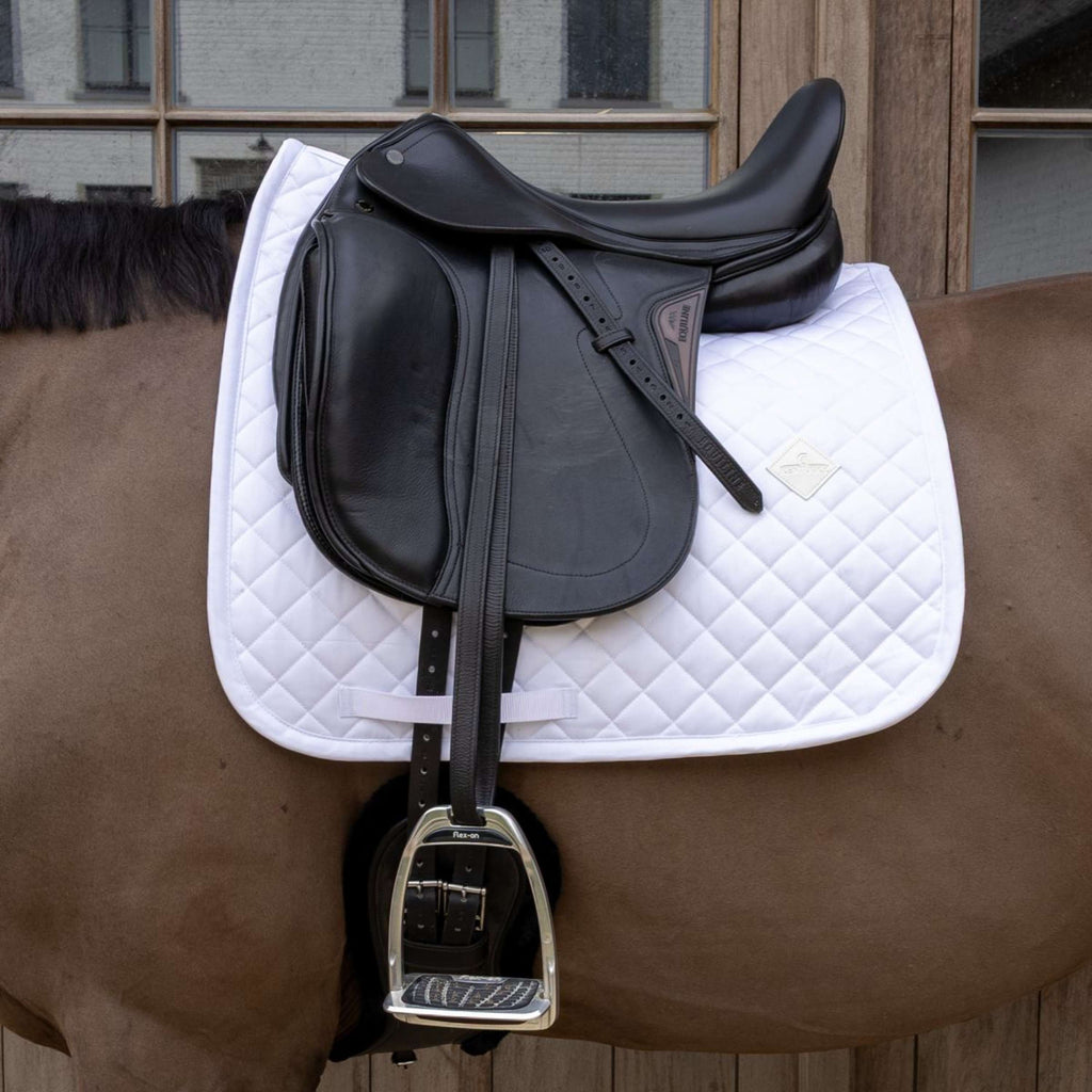 Kentucky Tapis de Selle Skin Friendly Diamond Dressage Blanc