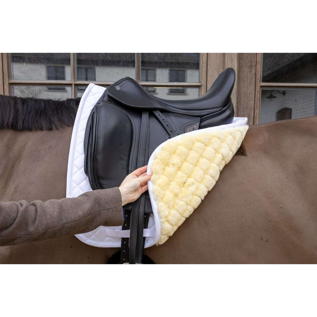 Kentucky Tapis de Selle Skin Friendly Diamond Dressage Blanc
