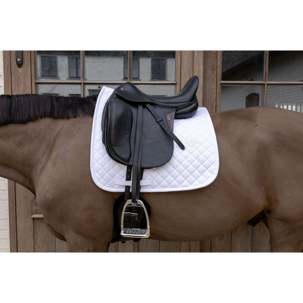 Kentucky Tapis de Selle Skin Friendly Diamond Dressage Blanc