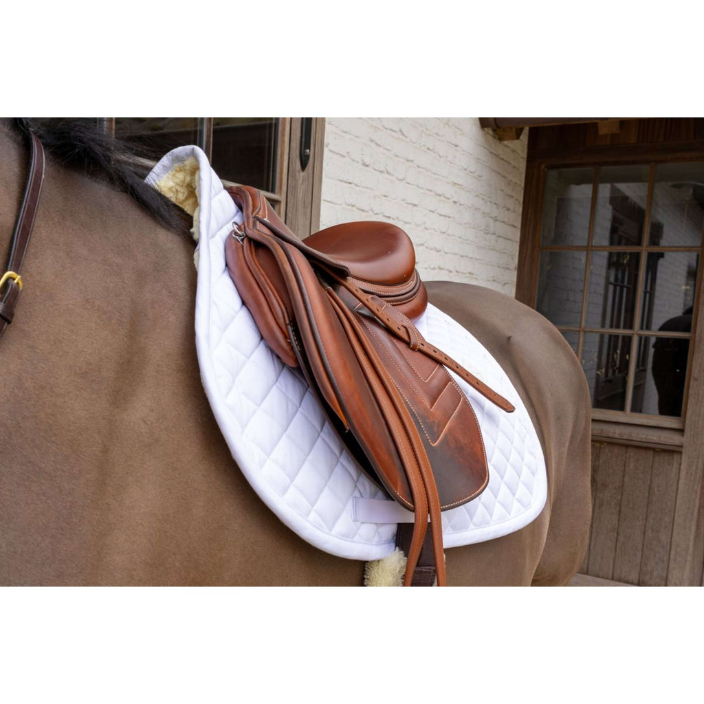 Kentucky Tapis de Selle Skin Friendly Diamond de Saut Blanc