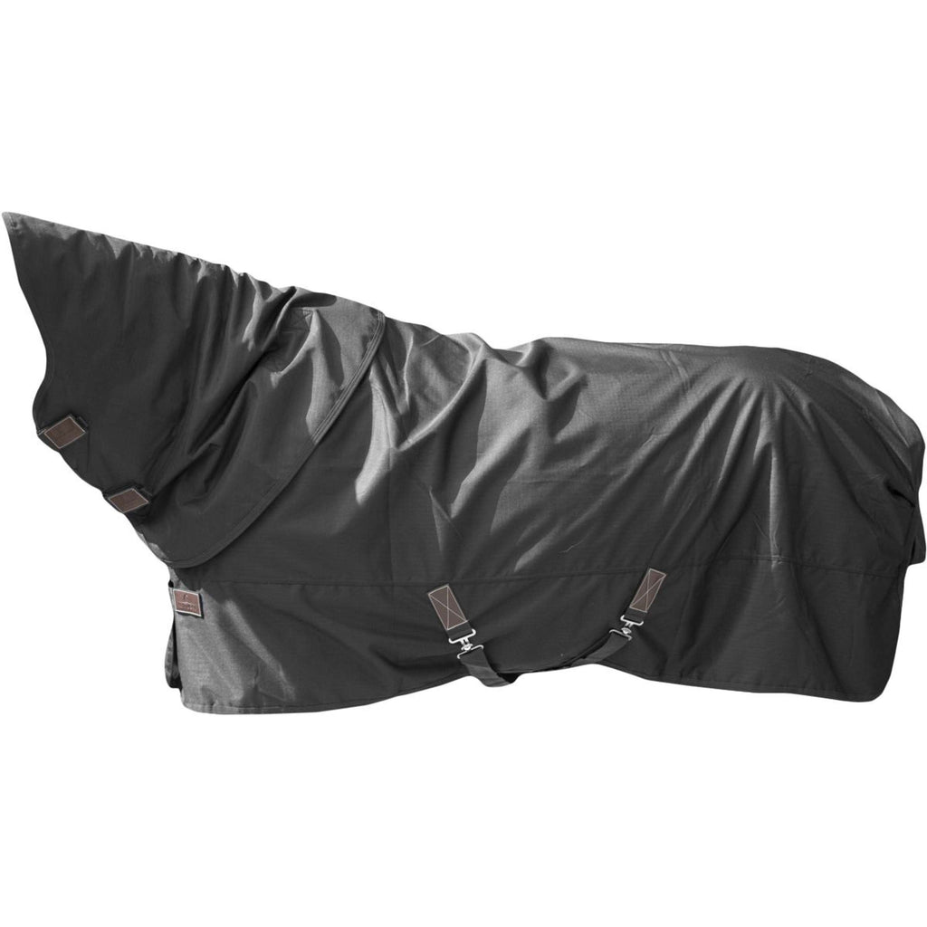 Kentucky Turnout Rug All Weather Quick Dry Fleece with Neck 0g Noir