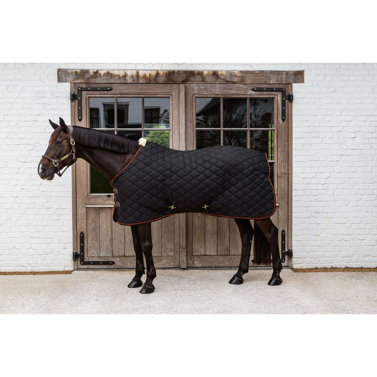 Kentucky Couverture d'Écurie Wave Noir