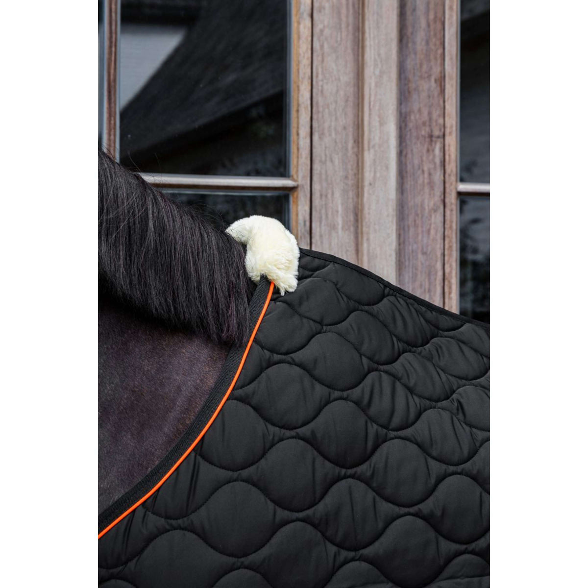 Kentucky Couverture d'Écurie Wave Noir