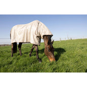 Kentucky Couverture Anti-Mouches Comfort Mesh Classic with Neck & Belly Cover Beige/Bordeaux