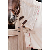 Kentucky Couverture Anti-Mouches Comfort Mesh Classic with Neck & Belly Cover Beige/Bordeaux