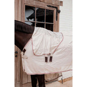 Kentucky Couverture Anti-Mouches Comfort Mesh Classic with Neck & Belly Cover Beige/Bordeaux