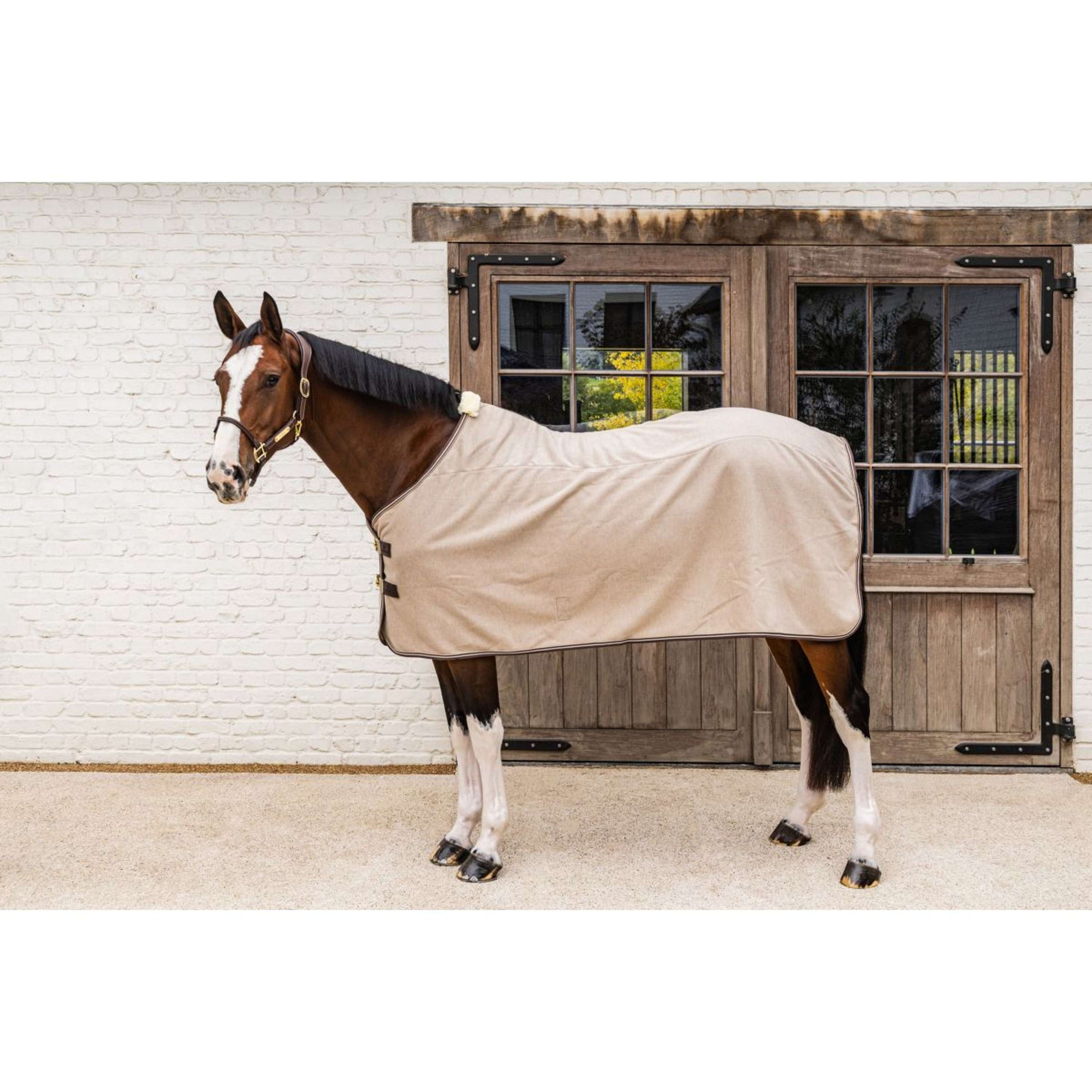 Kentucky Couverture Polaire Heavy Melange Beige Kentucky Couverture Polaire Heavy Melange Beige