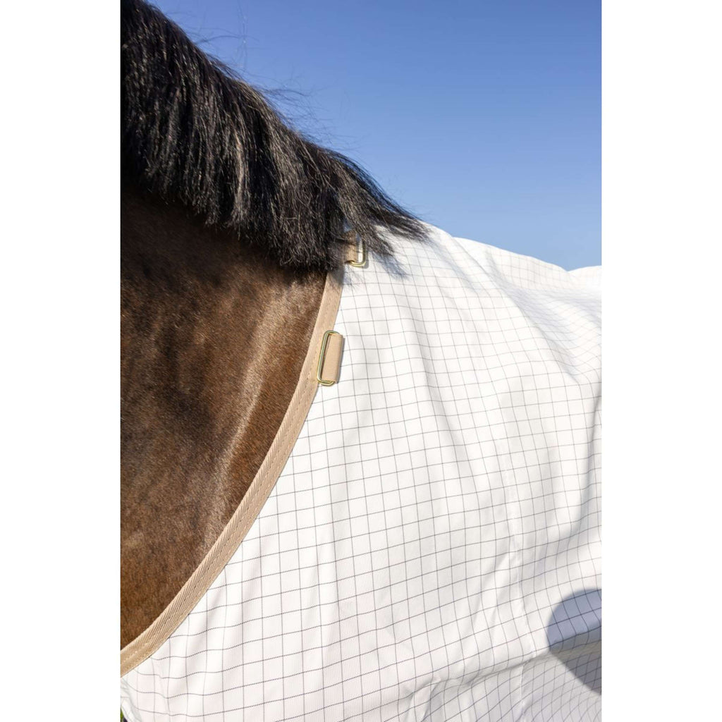 Kentucky Couverture d'Été Sweet Itch Comfort Blanc/Beige
