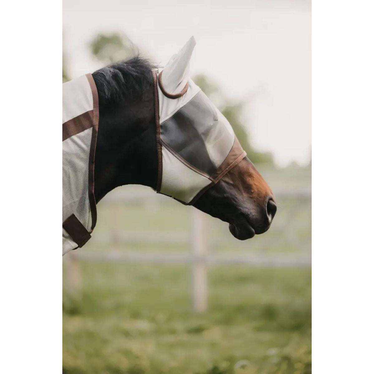 Masque anti mouche cheval travail Cashel avec oreilles Masque anti mouche cheval travail Cashel avec oreilles