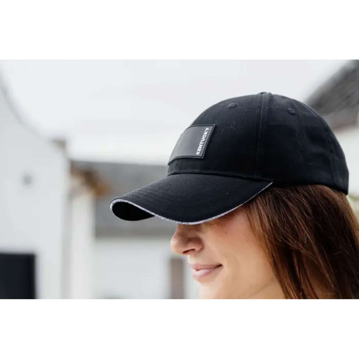 Kentucky Casquette Rubber Logo Noir