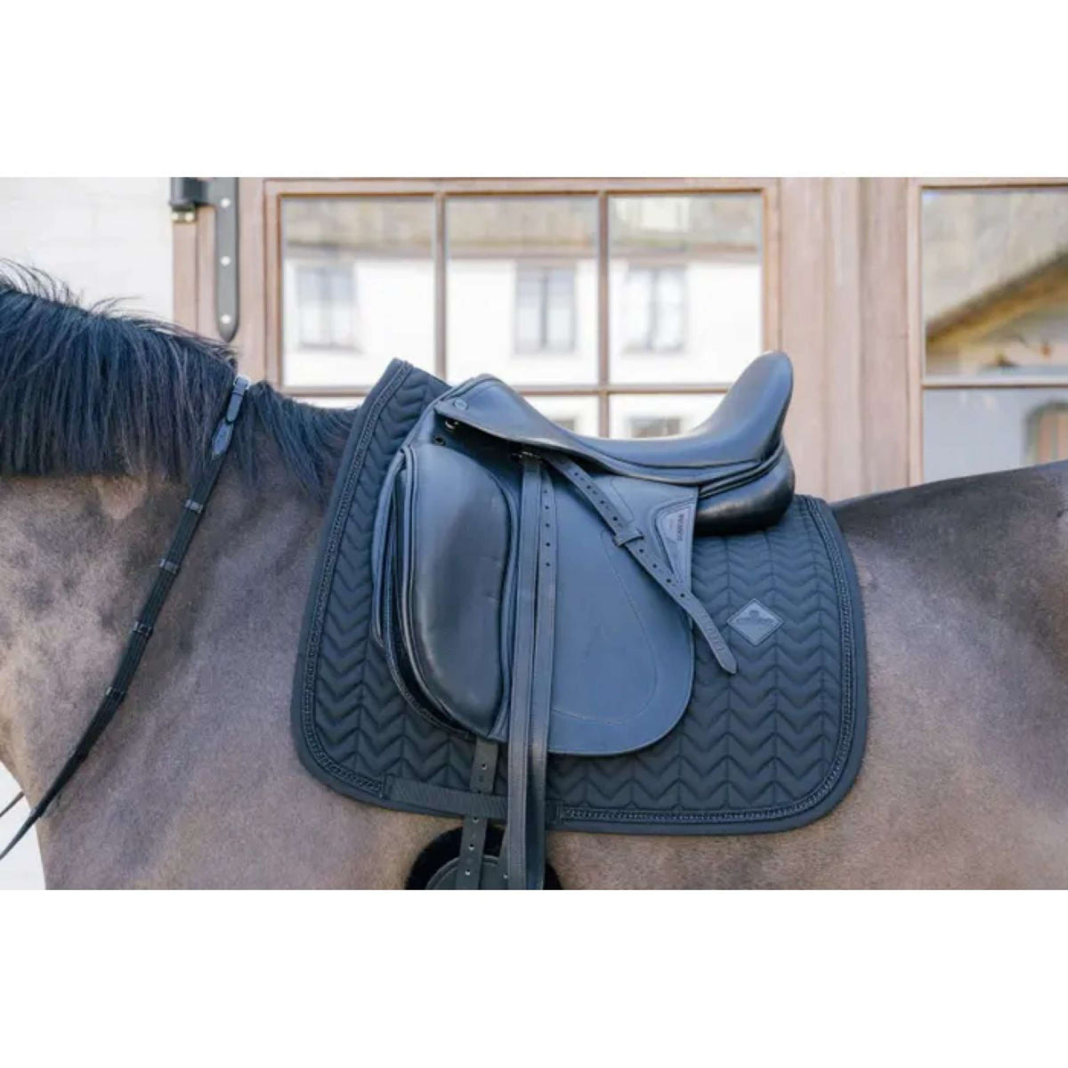 Kentucky Tapis de Selle Metal Chain Dressage Noir