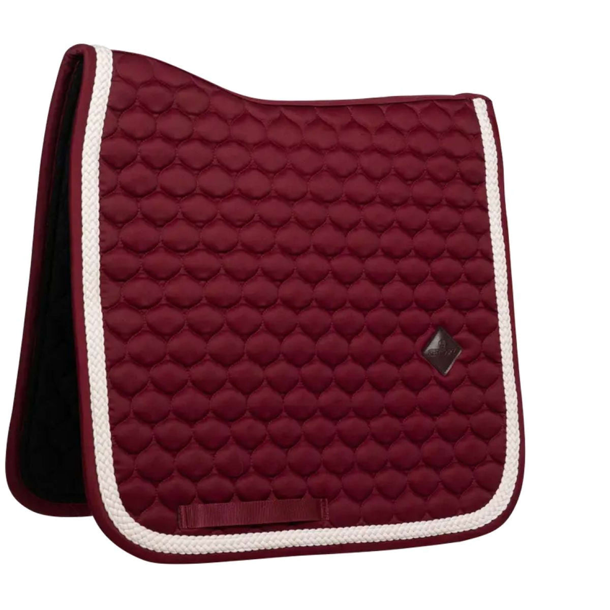 Kentucky Horsewear Tapis de Selle Plaited Dressage Bordeaux