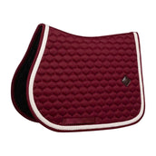 Kentucky Horsewear Tapis de Selle Plaited de Saut Bordeaux