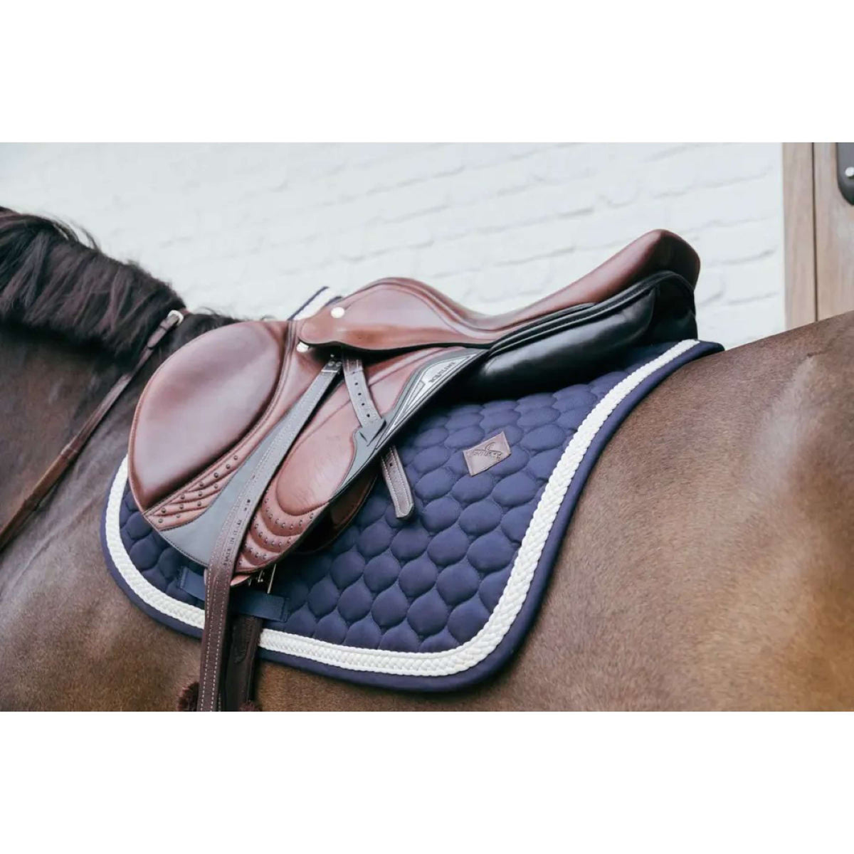 Kentucky Tapis de Selle Plaited de Saut Marin