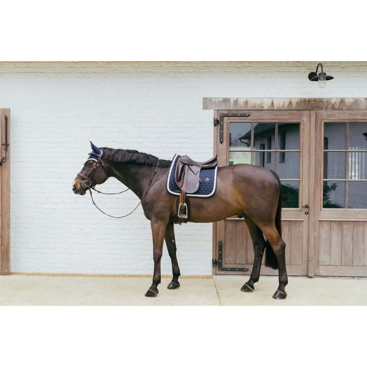 Kentucky Tapis de Selle Plaited Dressage Marin