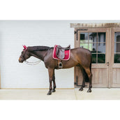 Kentucky Horsewear Tapis de Selle Plaited Dressage Bordeaux