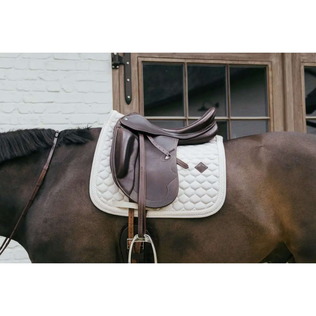 Kentucky Tapis de Selle Plaited Dressage Beige