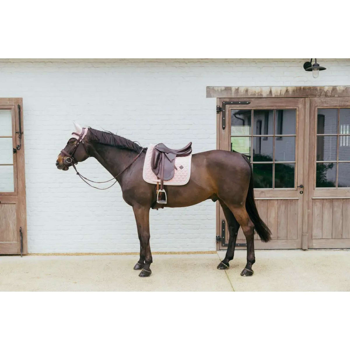 Kentucky Tapis de Selle Plaited Dressage Rose clair