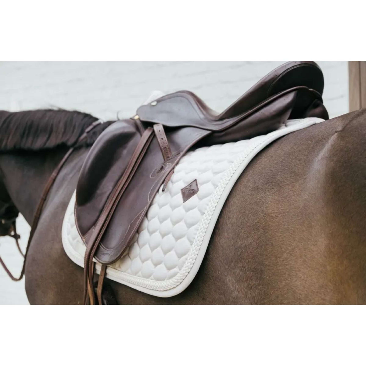 Kentucky Tapis de Selle Plaited Dressage Beige