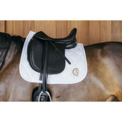 Kentucky Tapis de Selle Wave 3D logo Dressage Blanc