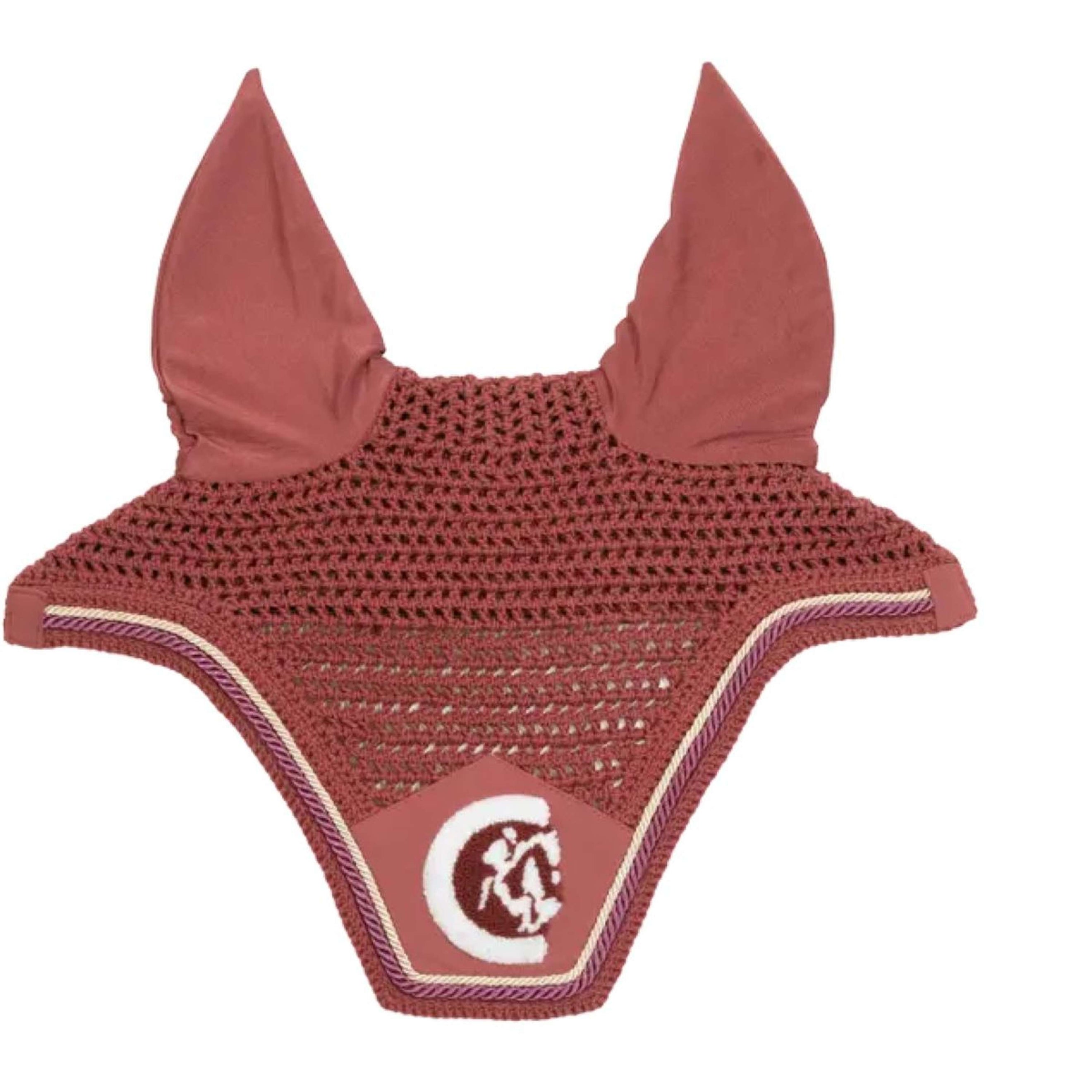 Kentucky Horsewear Bonnet Anti-Mouches Wellington 3D Logo Fuchsia Kentucky Horsewear Bonnet Anti-Mouches Wellington 3D Logo Fuchsia