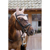 Kentucky Horsewear Bonnet Anti-Mouches Wellington 3D Logo Rose Vieux