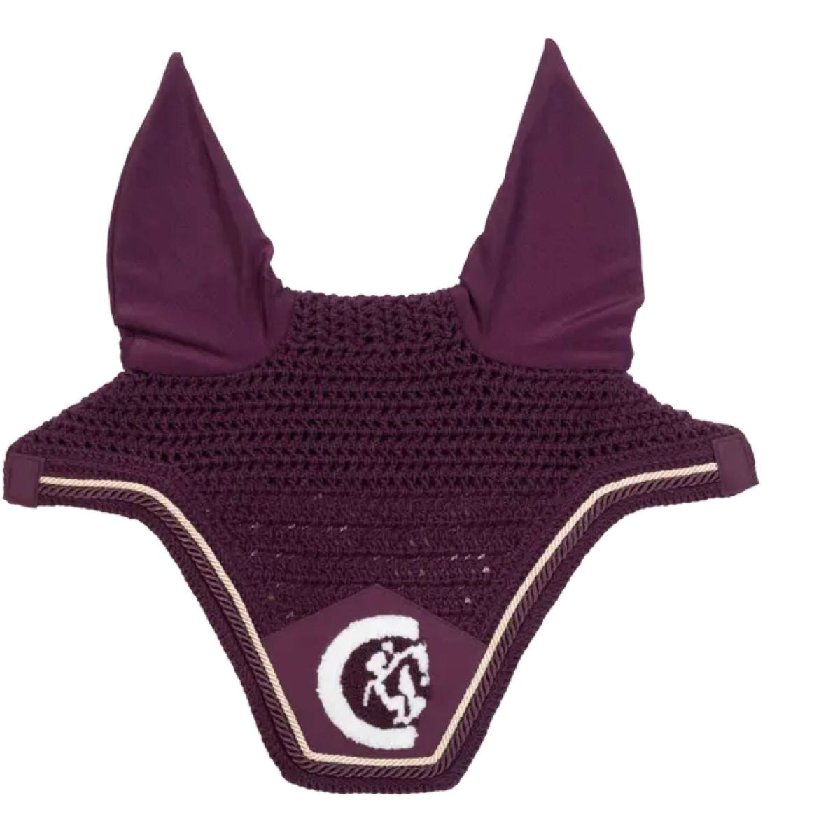 Kentucky Horsewear Bonnet Anti-Mouches Wellington 3D Logo Violet