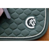 Kentucky Horsewear Tapis de Selle Onion Quilt 3D Logo de Saut Pine Green