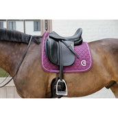 Kentucky Horsewear Tapis de Selle Onion Quilt 3D Logo Dressage Violet