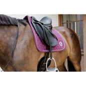 Kentucky Horsewear Tapis de Selle Onion Quilt 3D Logo Dressage Violet