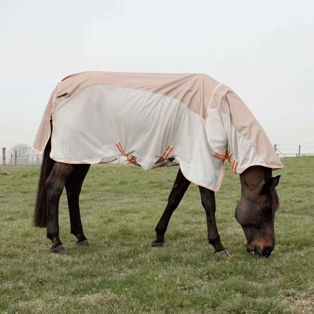 Kentucky Horsewear Couverture Anti-Mouches Waterproof Combo Comfort Beige