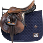 Kentucky Porte-Selle Metal avec Tapis de Selle Support Steel Black