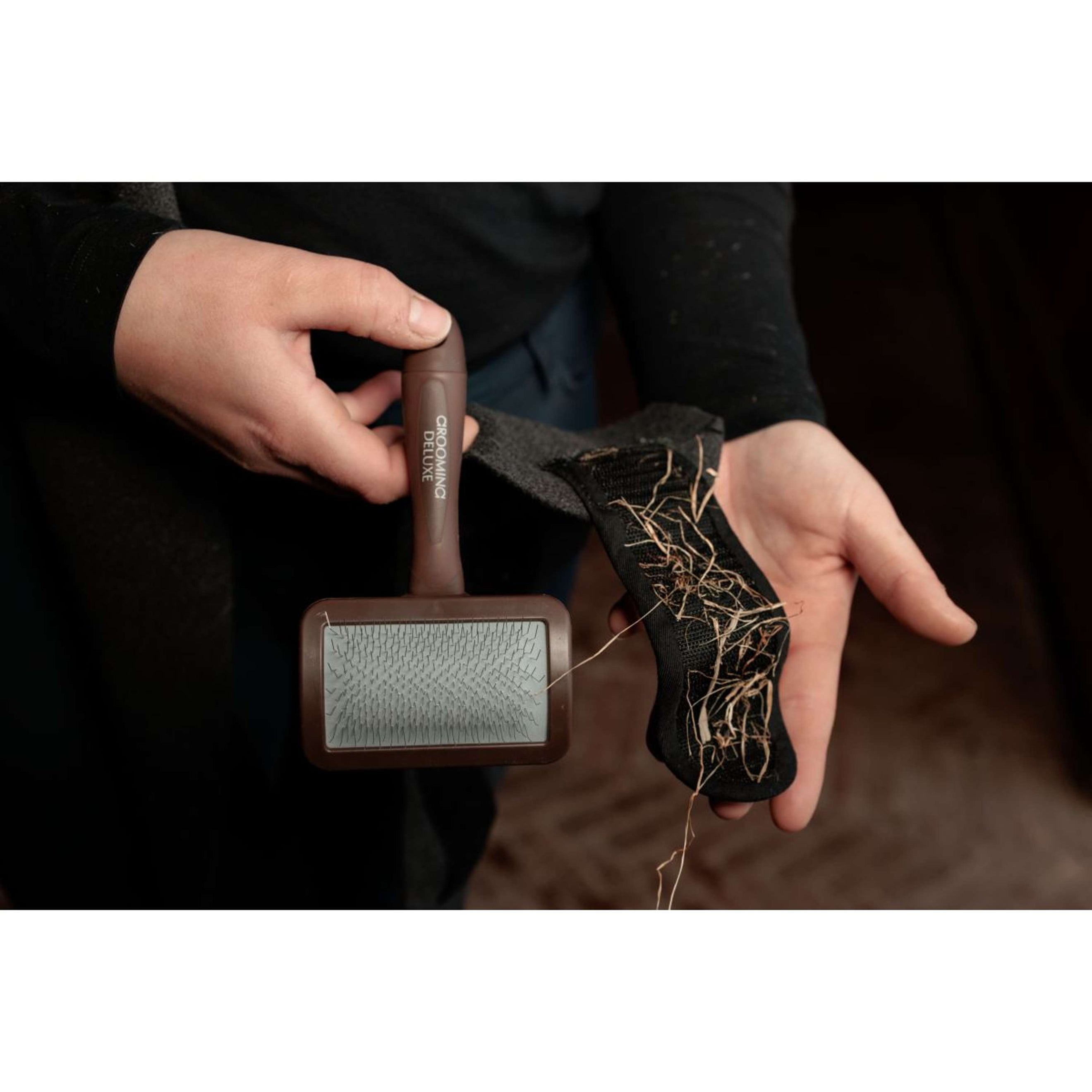 Grooming Deluxe by Kentucky Velcro Cleaning Brush Marron Grooming Deluxe by Kentucky Velcro Cleaning Brush Marron