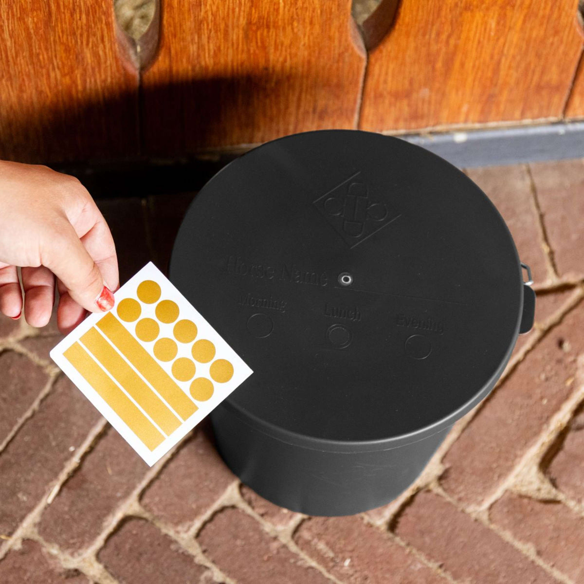 Kentucky Seau avec Couvercle Noir