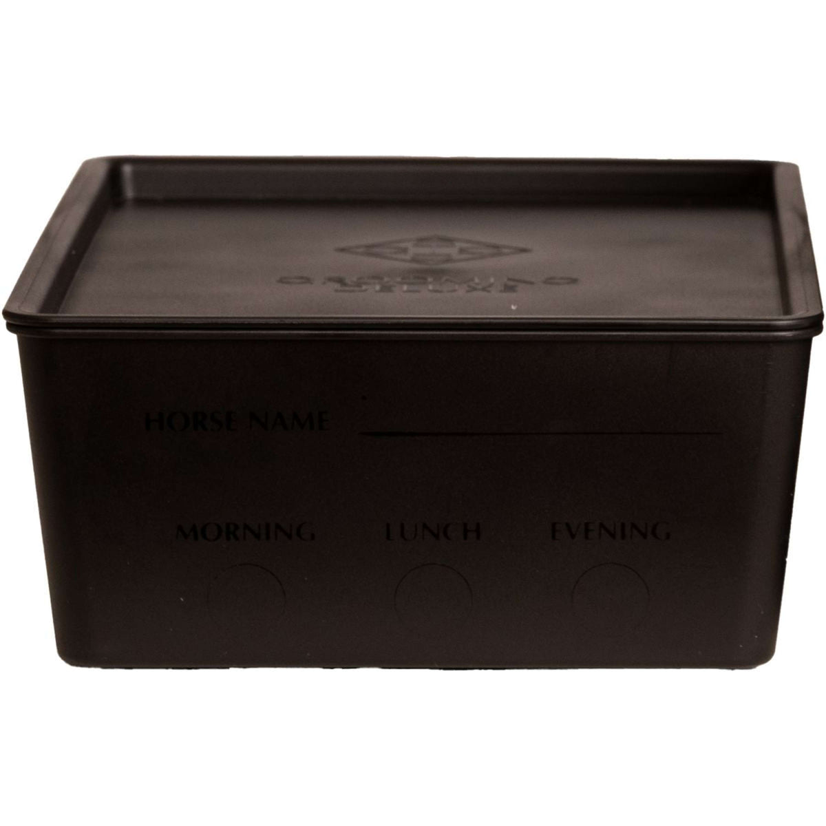 Kentucky Mangeoire avec Couvercle Noir