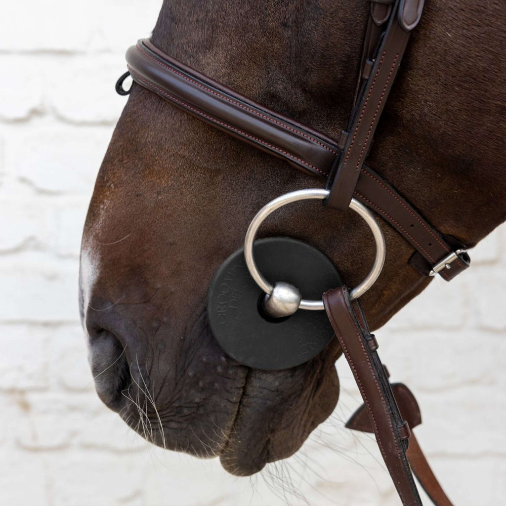 Kentucky Anneaux de Mors Bit Guard Noir