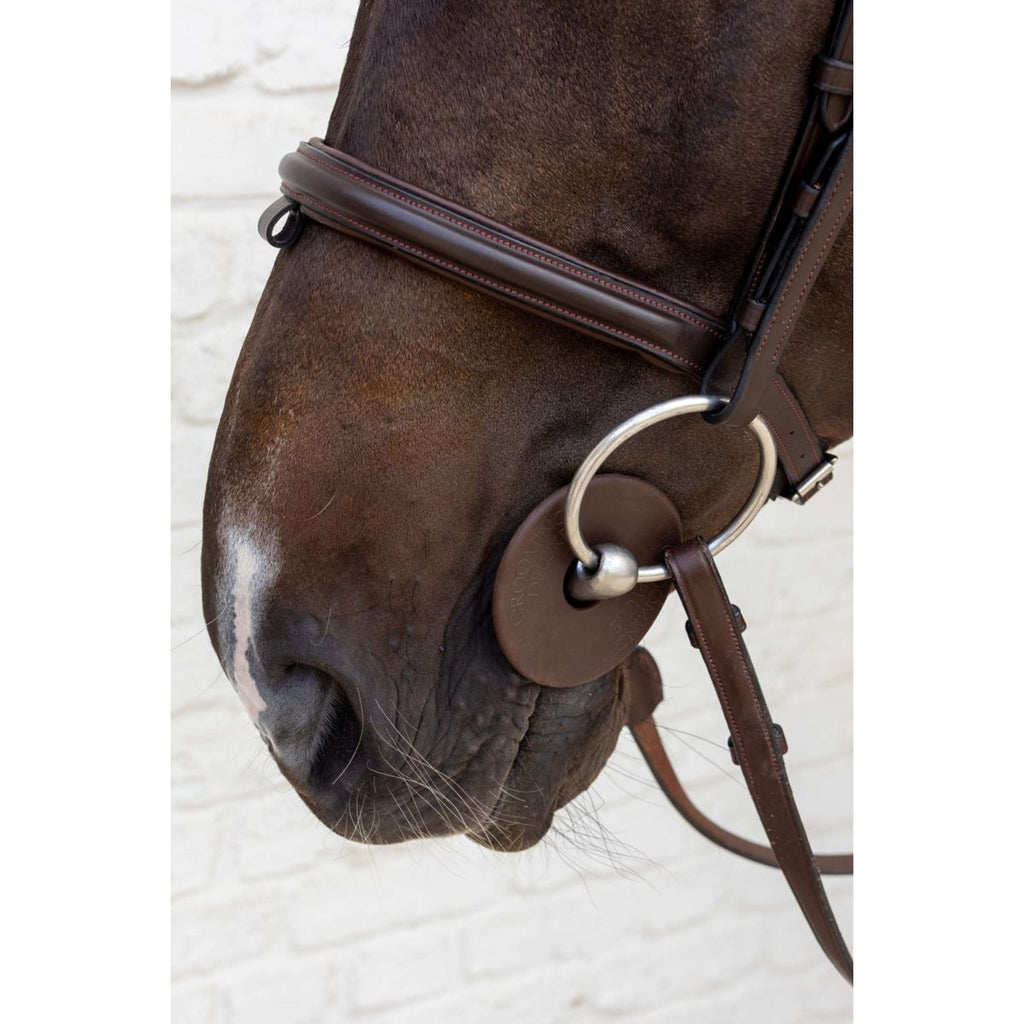 Kentucky Anneaux de Mors Bit Guard Marron
