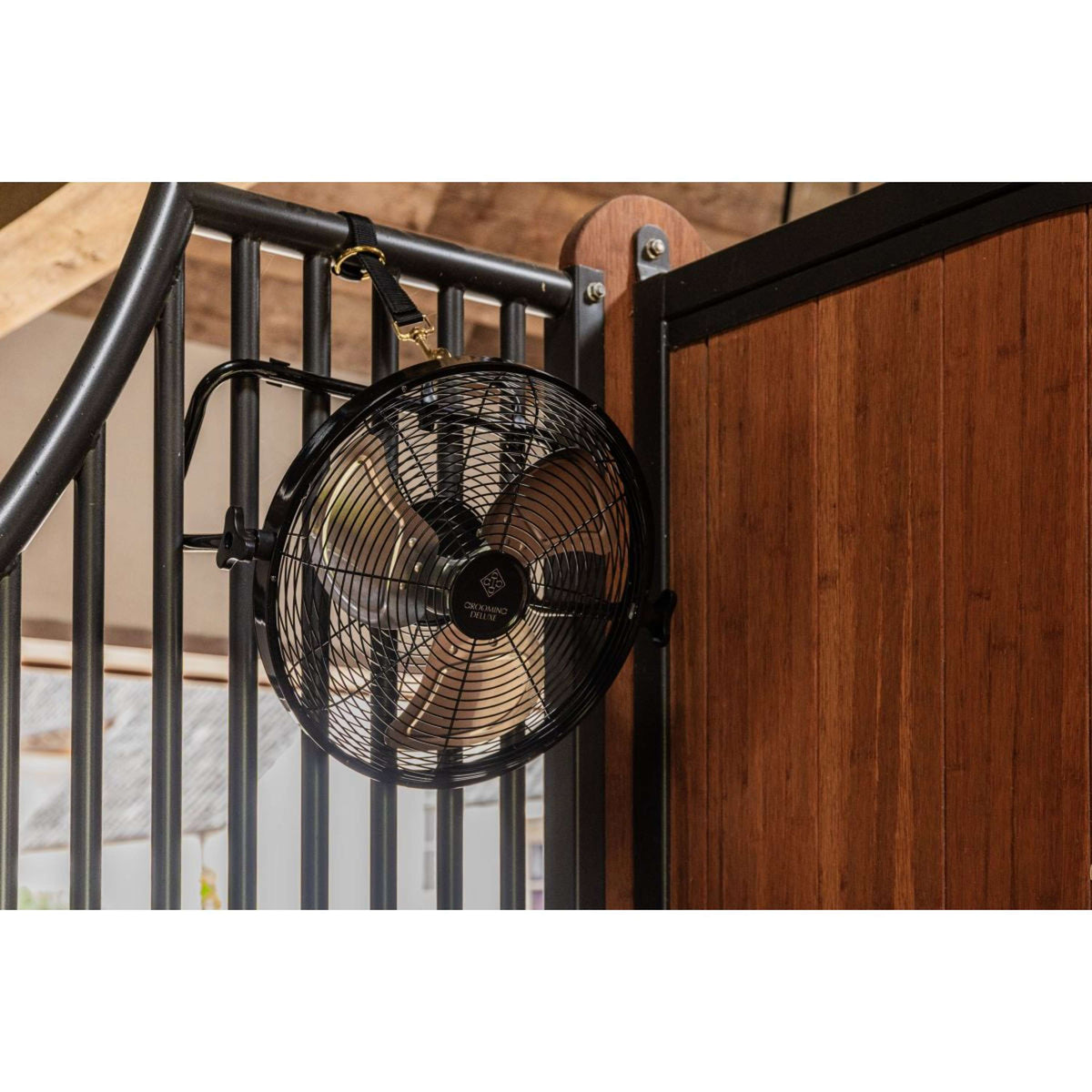 Kentucky Ventilateur sans fil avec Batterie et Chargeur Noir