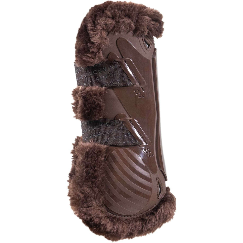 Kentucky Horsewear Protèges-Tendons Bamboo Elastic Vegan Sheepskin Marron/Marron
