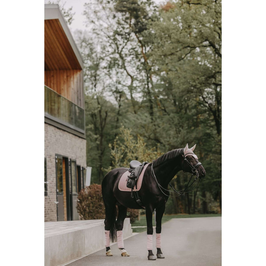 Kentucky Tapis de Selle velours Pearls Dressage Soft Rose