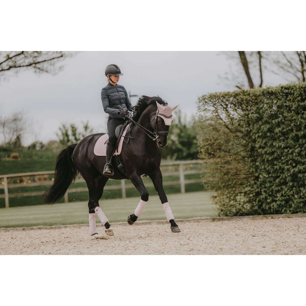 Kentucky Tapis de Selle velours Pearls Dressage Soft Rose