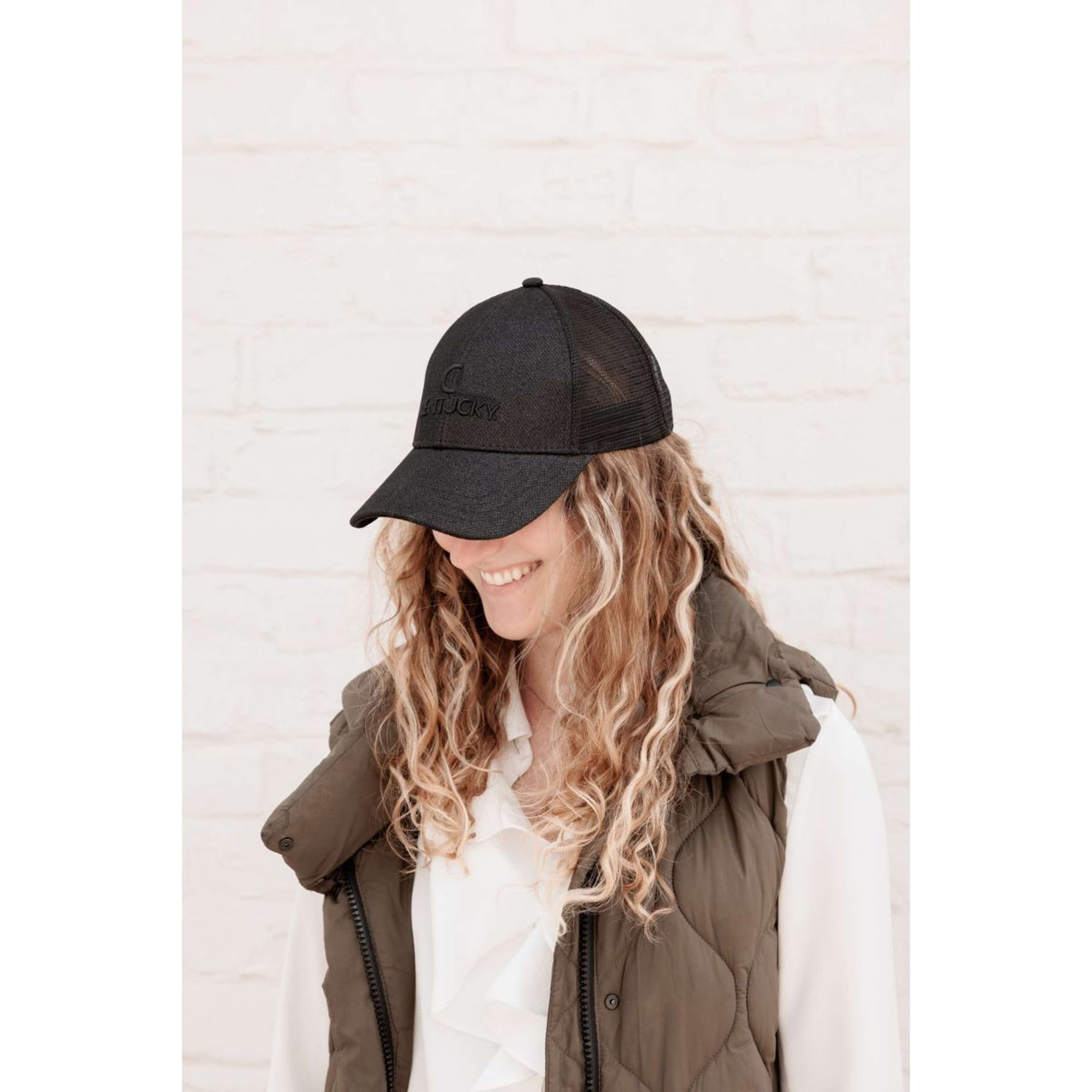 Kentucky Trucker Cap Glitter Noir