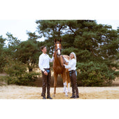 Dyon Longues Jambières en Cuir Standard Marron