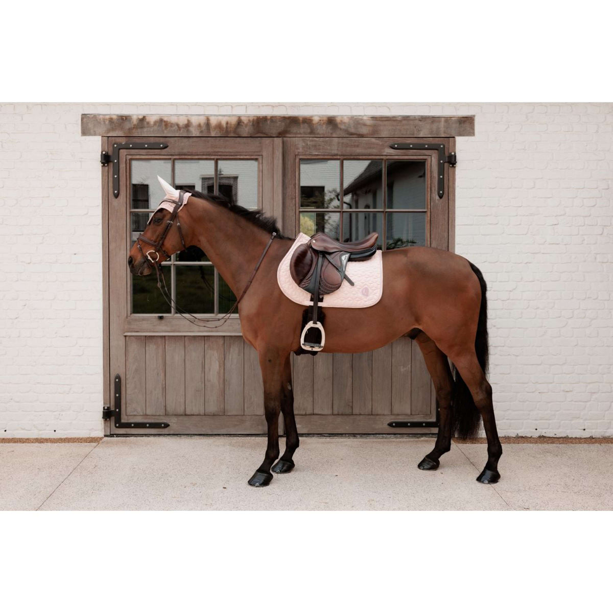 Kentucky Bonnet Anti-Mouches Wellington Sparkling Logo Old Rose