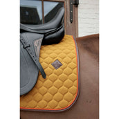 Kentucky Horsewear Tapis de Selle Onion Quilt Leather Neon Dressage Kaki