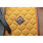 Kentucky Horsewear Tapis de Selle Onion Quilt Leather Neon Dressage Kaki