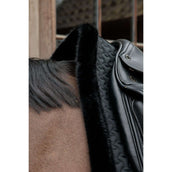 Kentucky Horsewear Tapis de Selle Fake Fur Onion Quilt Dressage Noir